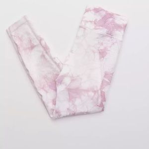 OFFLINE SEAMLESS HIGH WAISTED LEGGING tie dye pink